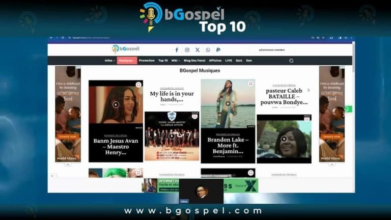 BGospel Podcast, nouvelles musiques de la semaine et le Top 10 musiques populaires